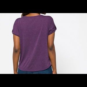 Cold shoulder knit top